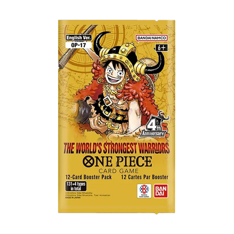 One Piece TCG: The World's Strongest Warriors: Booster Display