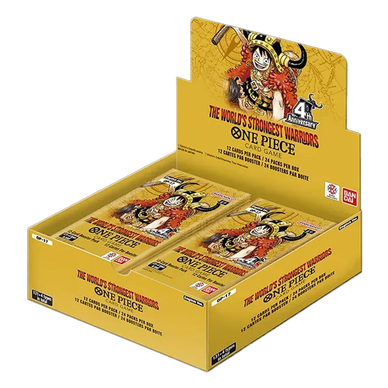 One Piece TCG: The World's Strongest Warriors: Booster Display