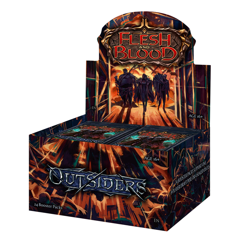 Flesh and Blood TCG: Outsiders Booster Display