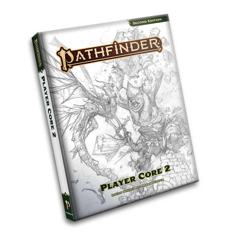 Pathfinder 2E: Player Core 2: Sketch Cover