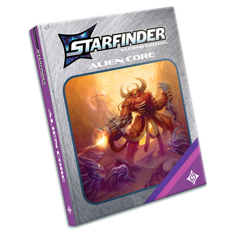 Starfinder Alien Core book cover on a white background