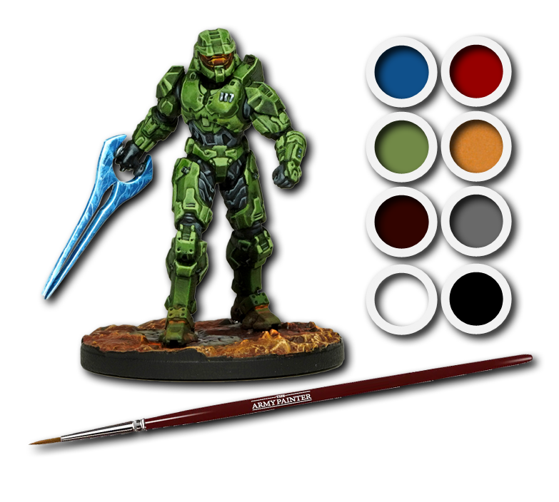 Halo: Flashpoint: Paint Set + Master Chief Miniature