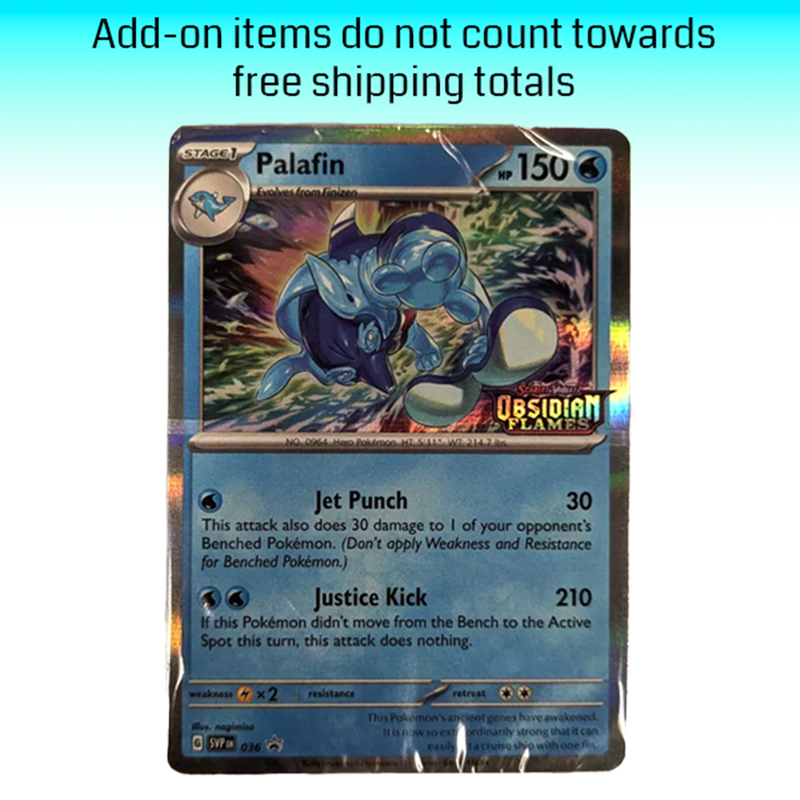 Pokémon TCG: Obsidian Flames Build and Battle: SV036 Palafin Sealed Deck with Promo