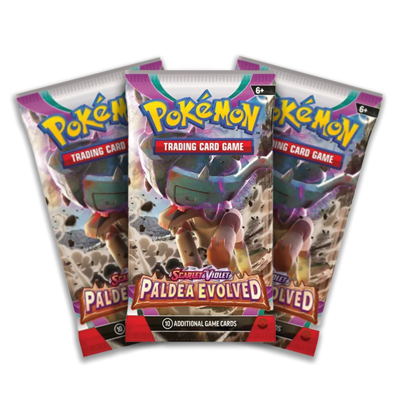 Pokémon TCG: Paldea Evolved Booster Pack: 3 Pack