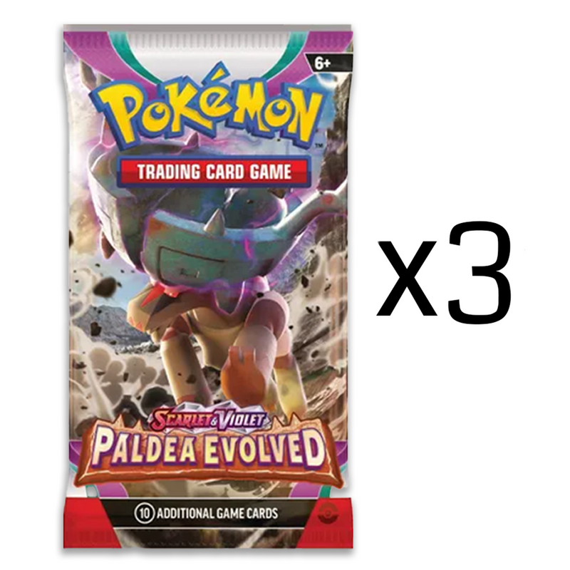 Pokémon TCG: Paldea Evolved Booster Pack: 3 Pack