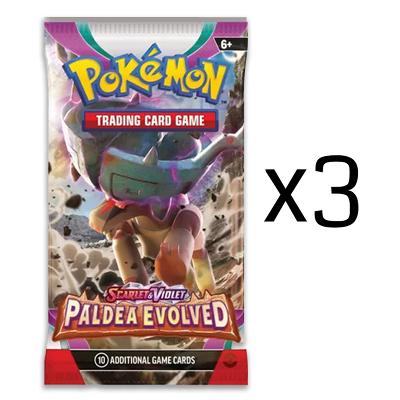 Pokmon TCG: Paldea Evolved Booster Pack: 3 Pack Pokmon TCG: Paldea Evolved Booster Pack: 3 Pack