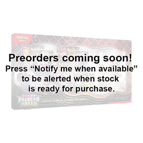 Pokémon TCG: Paldean Fates: Great Tusk ex & Iron Treads ex Premium Collection