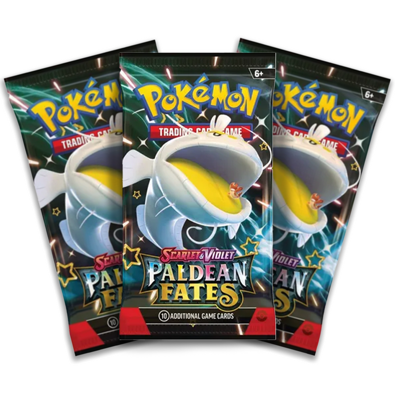 Pokemon TCG: Paldean Fates Booster Pack: 3 Pack