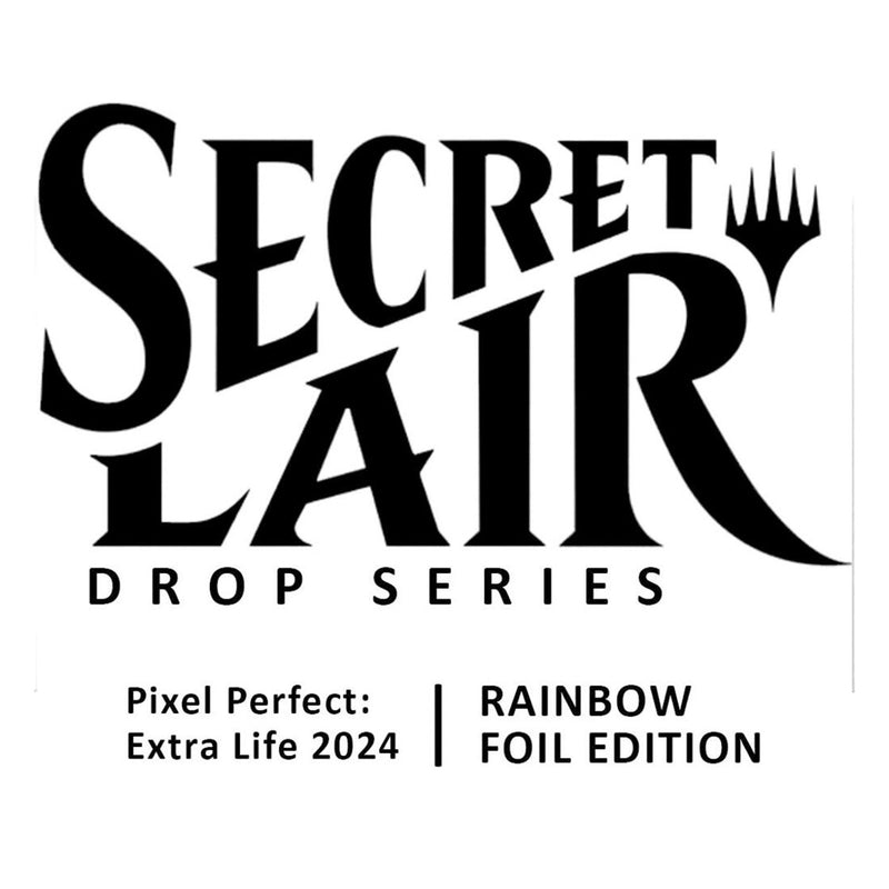 Magic the Gathering: Secret Lair: Pixel Perfect Extra Life 2024 - Rainbow Foil Edition