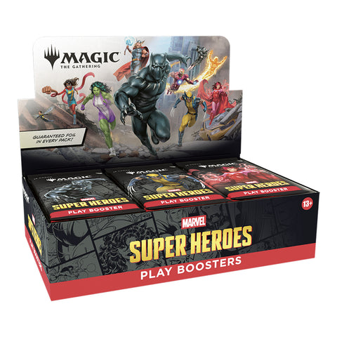 Magic the Gathering: Marvel Super Heroes: Play Booster Display