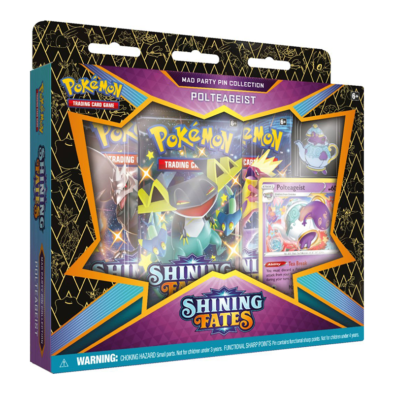 pokemon card pin collection Pokemon TCG: Shining Fates: Mad Party Pin Collections