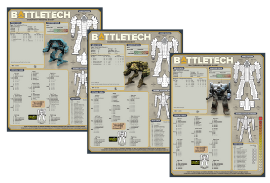 Battletech: Record Sheets: Clan Invasion Series 1-3