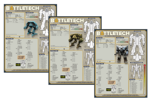Battletech: Record Sheets: Clan Invasion Series 1-3