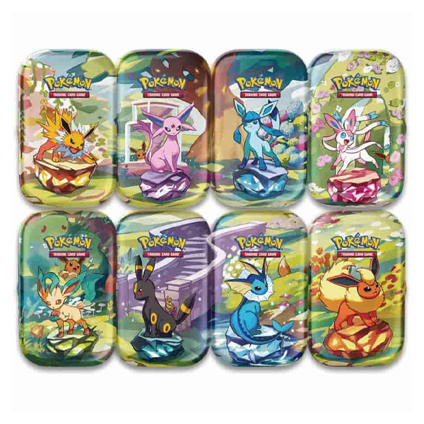 Pokmon TCG: Prismatic Evolutions: Mini Tins Pokmon TCG: Prismatic Evolutions: Mini Tins