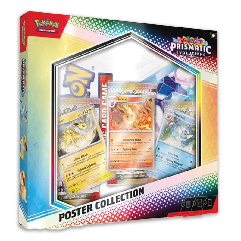 pokemon tcg prismatic evolution cards Pokémon TCG: Prismatic Evolutions: Poster Collection