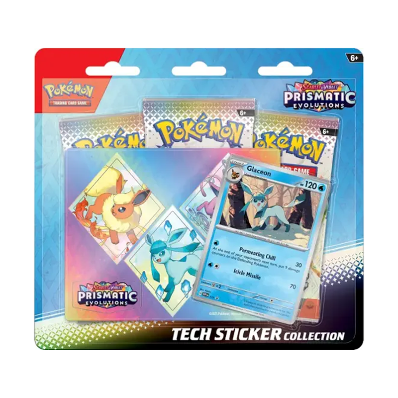 Pokmon TCG: Prismatic Evolutions: Tech Sticker Collection (Single - R Pokmon TCG: Prismatic Evolutions: Tech Sticker Collection (Single - R