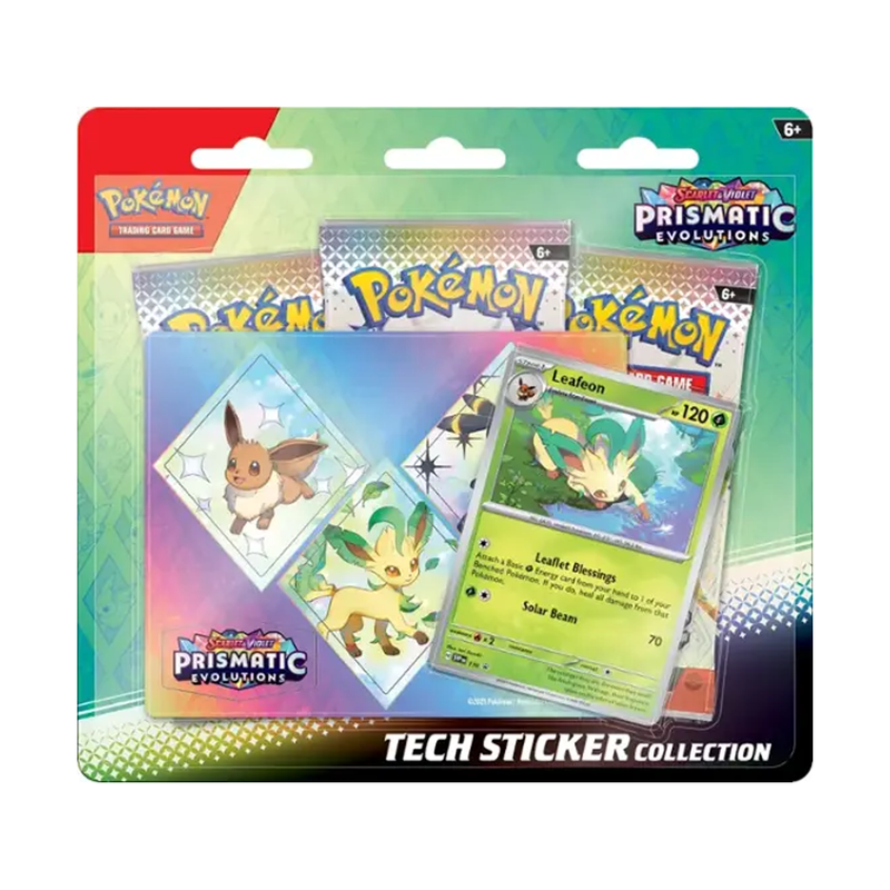 Pokémon TCG: Prismatic Evolutions: Tech Sticker Collection (Single