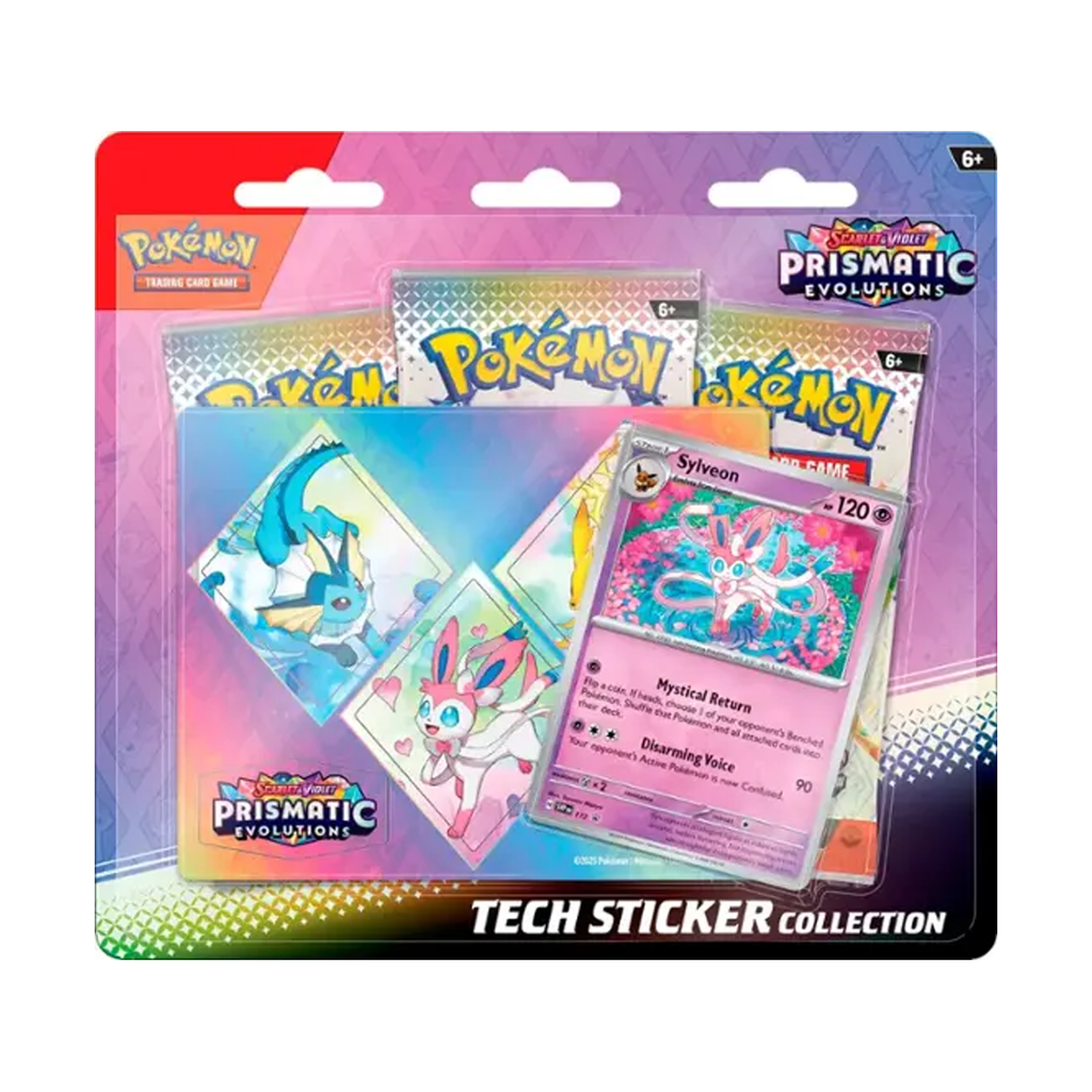 Pokmon TCG: Prismatic Evolutions: Tech Sticker Collection (Single - R Pokmon TCG: Prismatic Evolutions: Tech Sticker Collection (Single - R