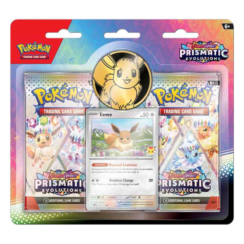 Pokmon TCG: Prismatic Evolutions: Two-Booster Blister Pokmon TCG: Prismatic Evolutions: Two-Booster Blister