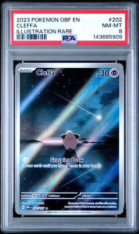 PSA NM-MT 8 Cleffa(202/197) [Obf En-Obsidian Flames] - 143685909
