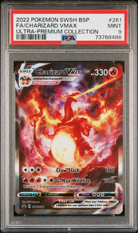 PSA MINT 9 Charizard VMAX (SWSH261) [Sword & Shield: Black Star Promos] - 73768486