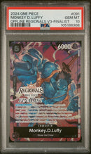PSA GEM MT 10 Monkey D. Luffy [Offline Regionals Pack 2024 Vol.3] - 105186308