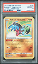 PSA GEM MT 10 Radiant Hawlucha (081/189) [Sword & Shield: Astral Radiance] - 136497610