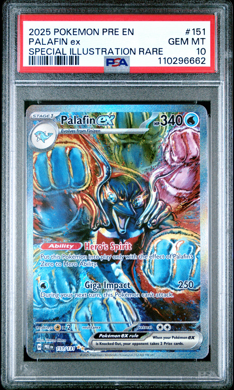 PSA GEM MT 10 Palafin Ex(151/131) [Pre En-Prismatic Evolutions] - 110296662