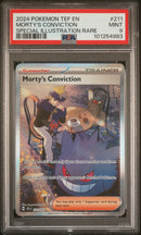 PSA MINT 9 Morty'S Conviction(211/162) [Tef En-Temporal Forces] - 101254983