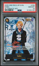 PSA GEM MT 10 Sabo [Op13-Carrying On His Will] - 151052125