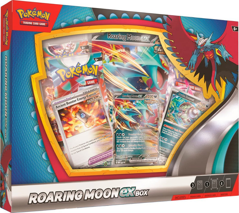 Pokémon TCG: Roaring Moon & Iron Valiant ex Box