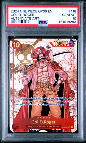 PSA GEM MT 10 Gol D. Roger [Op09-Emperors In The New World] - 121018293