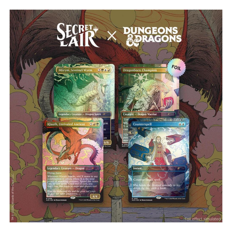 Magic the Gathering: Secret Lair x Dungeons & Dragons: Whispers in Candlekeep - Traditional Foil Edition