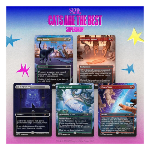 Magic the Gathering: Secret Lair: Cats of Chaos