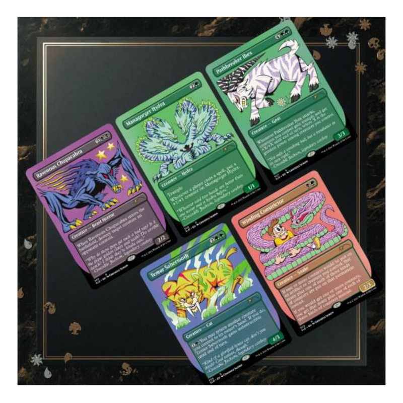 Magic the Gathering: Secret Lair: Crocodile Jackson's Monstrous Menagerie