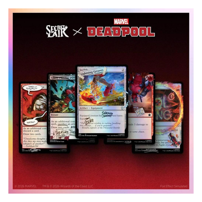 Magic the Gathering: Secret Lair x Marvel: I Fixed It (You're Welcome) - Traditional Foil Edition