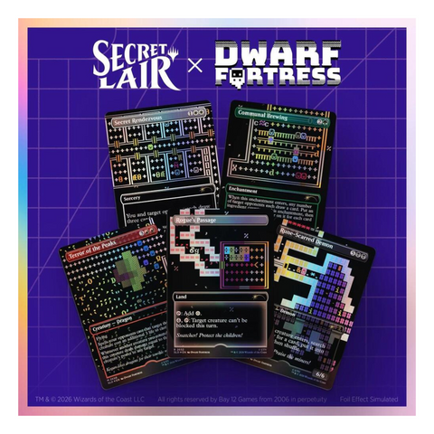 Magic the Gathering: Secret Lair x Dwarf Fortress: Create New World - Traditional Foil Edition