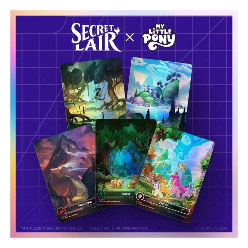 Magic the Gathering: Secret Lair x My Little Pony: Lands of Equestria - Traditional Foil Edition
