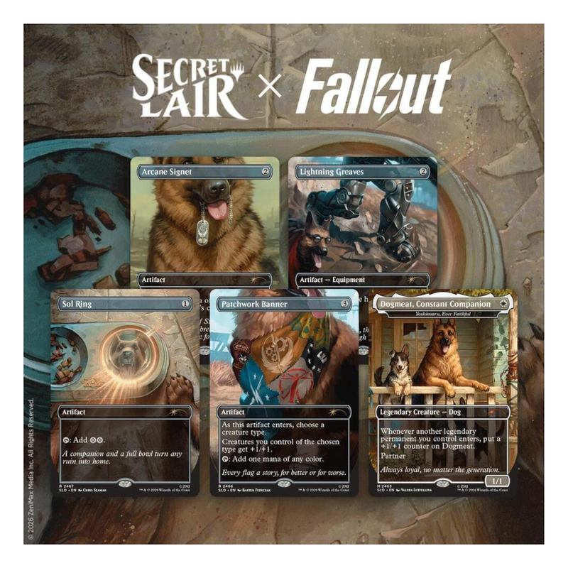 Magic the Gathering: Secret Lair x Fallout: Greet the Dog