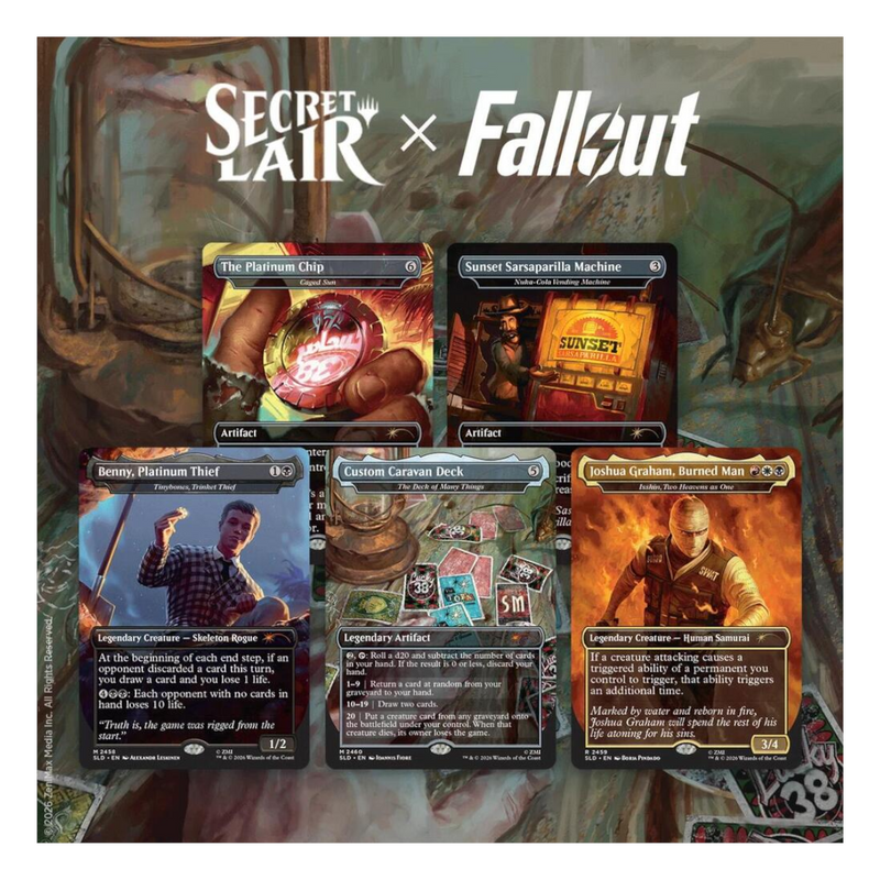 Magic the Gathering: Secret Lair x Fallout: Welcome to New Vegas