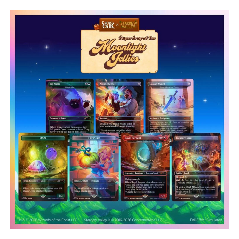 Magic the Gathering: Secret Lair x Stardew Valley: A Flicker in the Deep - Traditional Foil Edition
