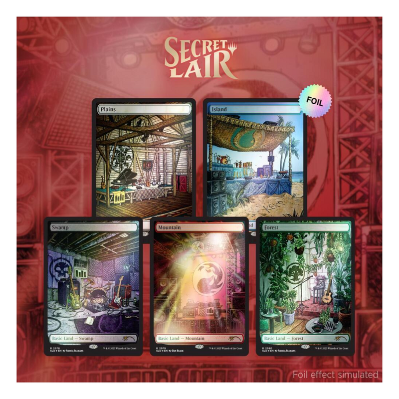 Magic the Gathering: Secret Lair x KEXP: Where the Music Matters - Rainbow Foil Edition