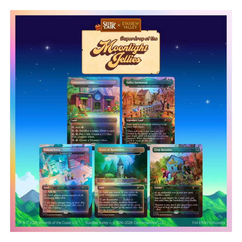 Magic the Gathering: Secret Lair x Stardew Valley: Life in Pelican Town - Traditional Foil Edition