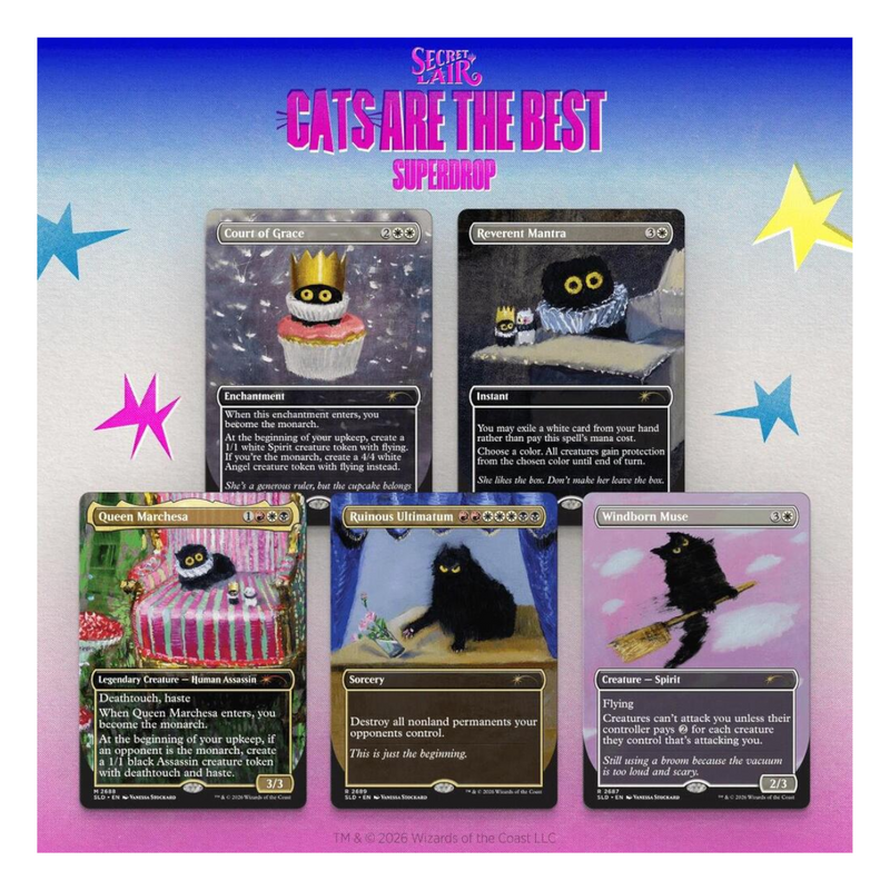 Magic the Gathering: Secret Lair: Purr Majesty