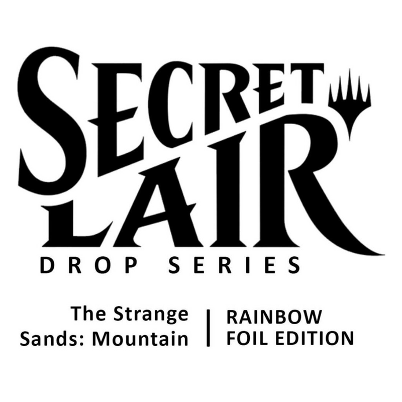 Magic the Gathering: Secret Lair: The Strange Sands: Mountains - Rainbow Foil Edition