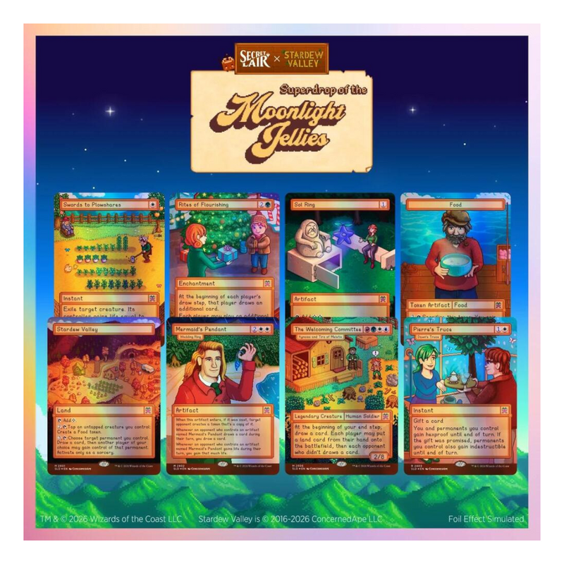 Magic the Gathering: Secret Lair x Stardew Valley: Welcome to Stardew Valley - Traditional Foil Edition