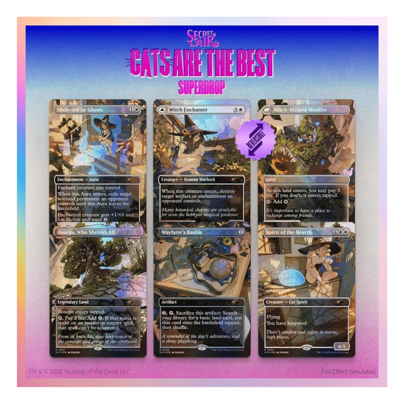 Magic the Gathering: Secret Lair: Witch's Familiar - Traditional Foil Edition