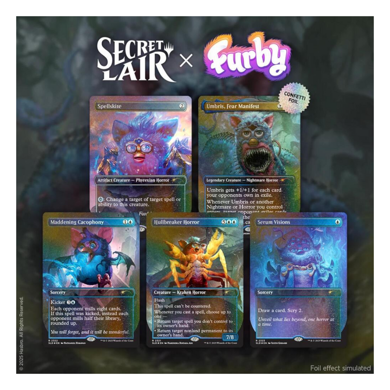 Magic the Gathering: Secret Lair x Furby: The Oddbodies - Confetti Foil Edition