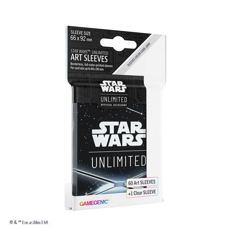 Star Wars Unlimited: Art Sleeves: Card Back Black