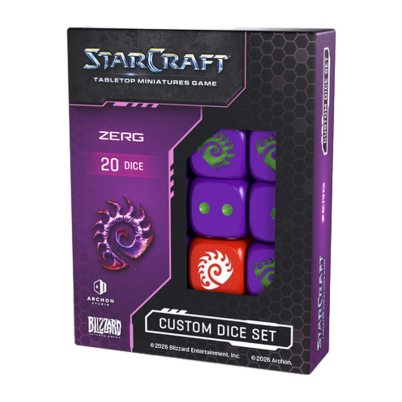 StarCraft The Miniatures Game: Zerg: Dice Set